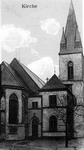 Kirche mit alter Sakristei (1961 abgebrochen)